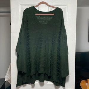 Shein plus poncho sweater